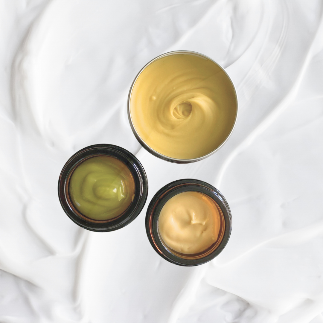 Galenic formulation in herbal skin care 3 formulas